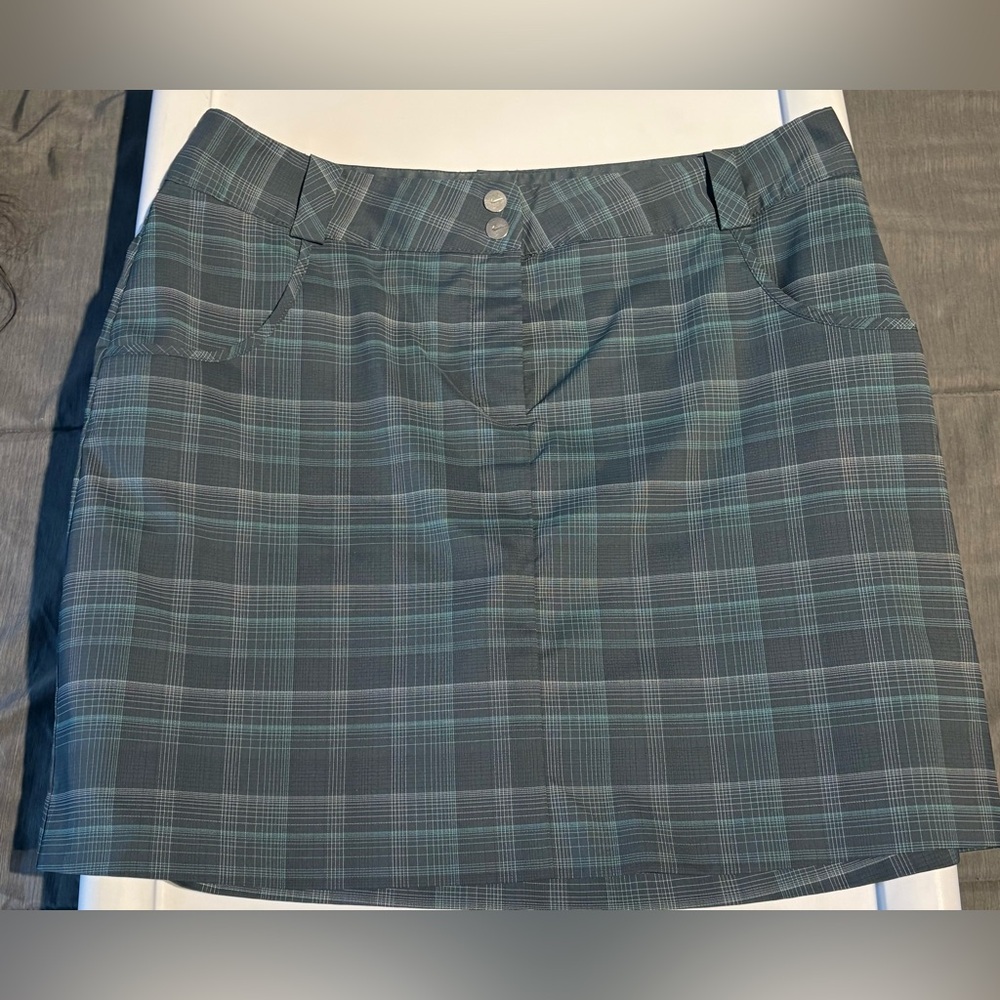 Nike Blue Plaid Skort size 12